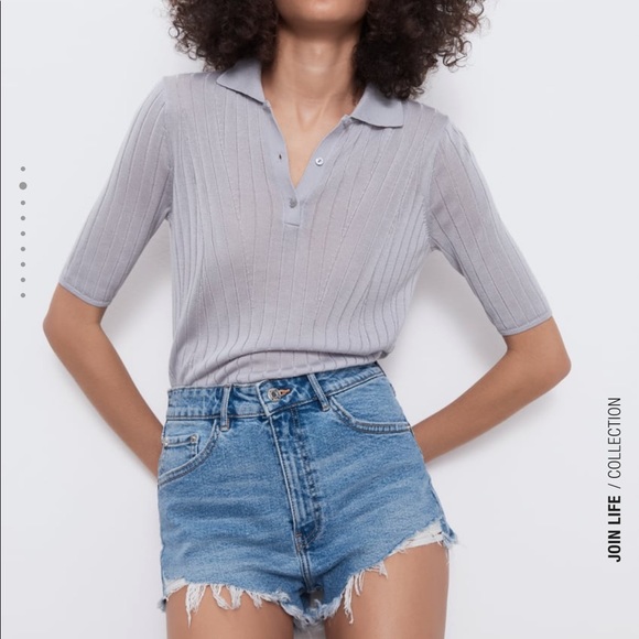 Zara Denim Shorts - Picture 1 of 6